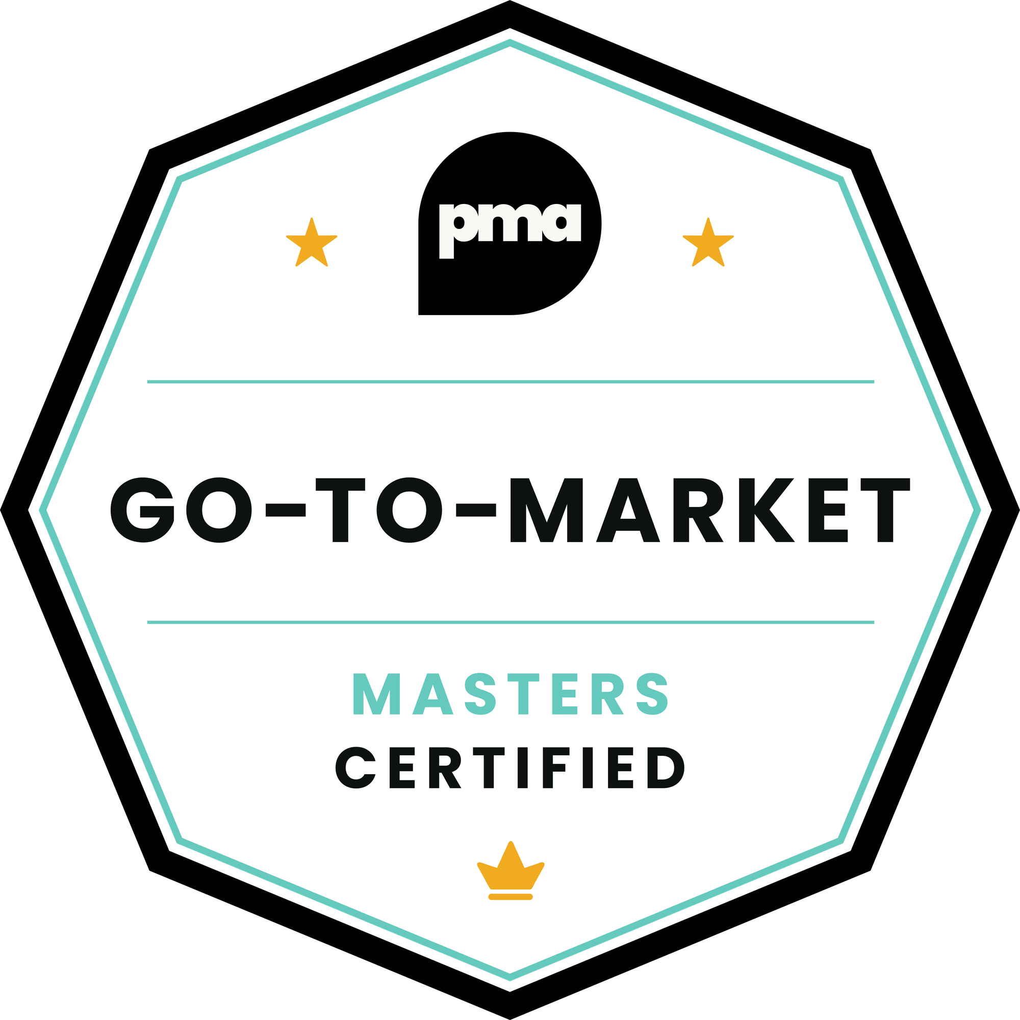 PMA Masters Go-To-Market Badge