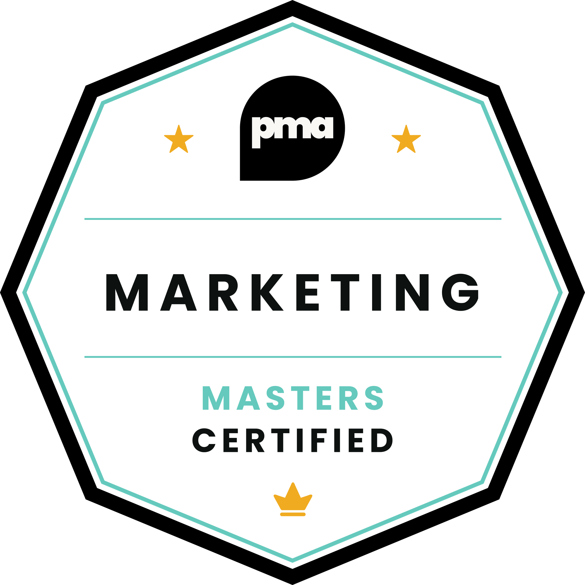 PMA Masters Marketing Badge