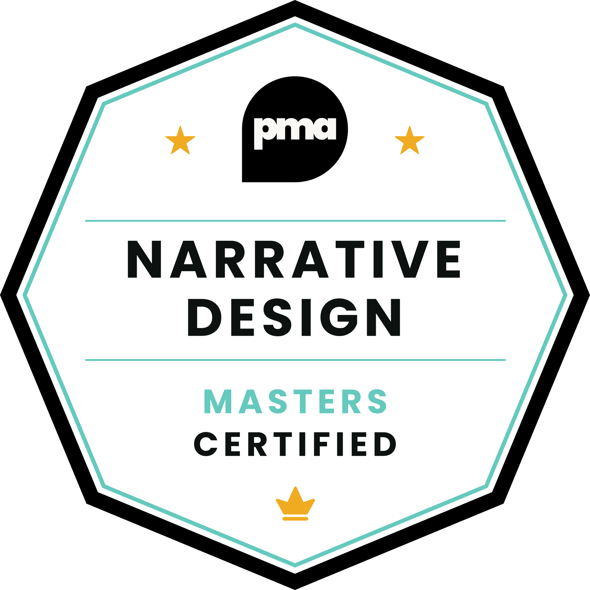 PMA Masters Narrative Design Badge