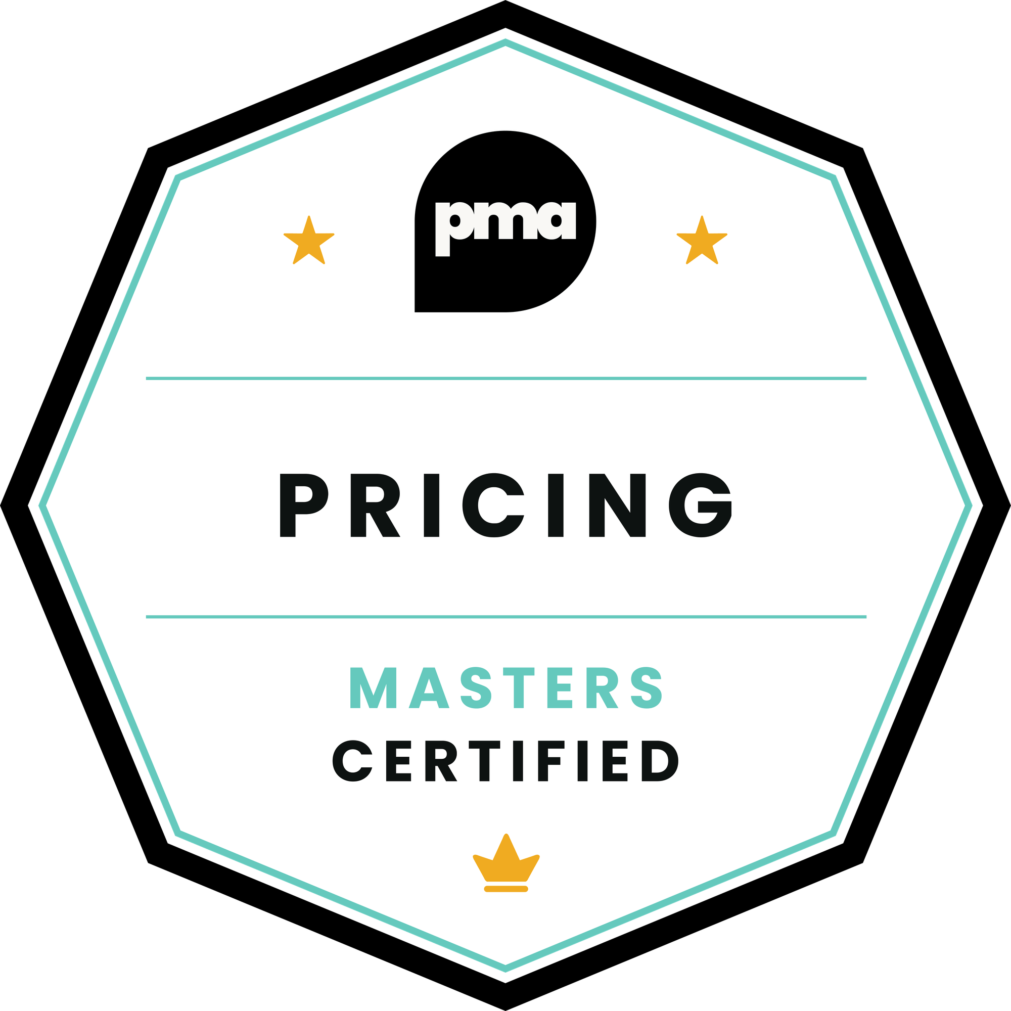 PMA Masters Pricing Badge