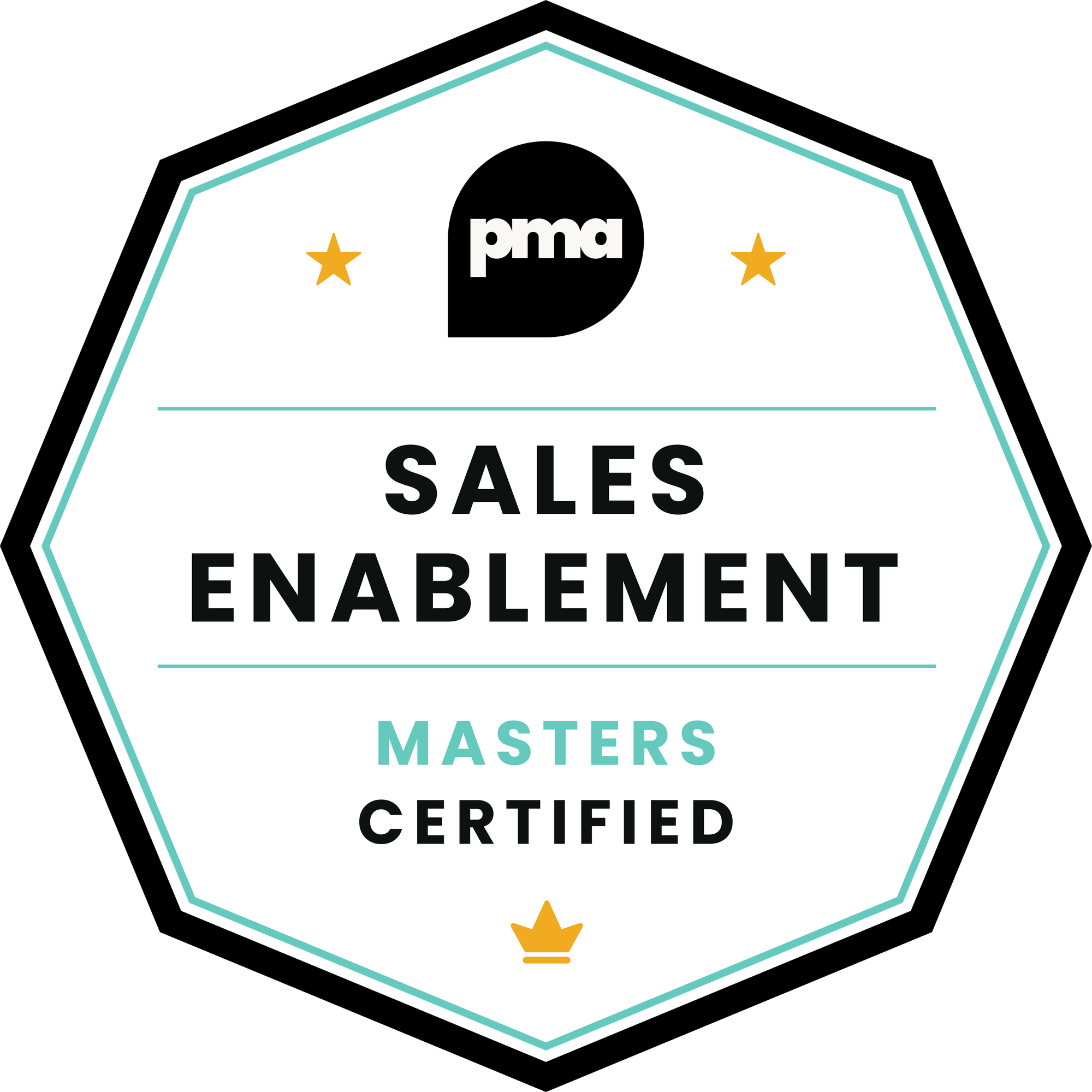 PMA Masters Sales Enablement Badge