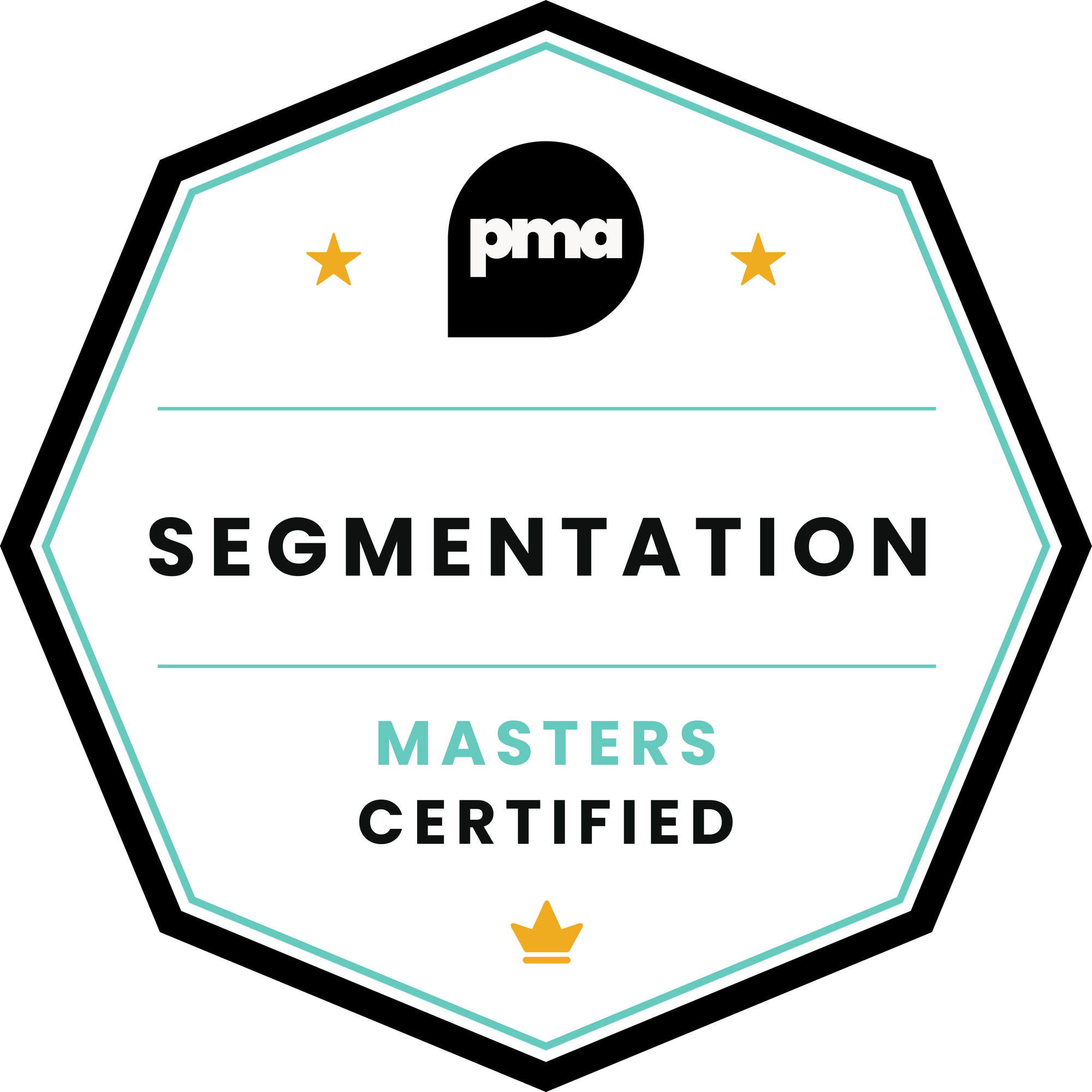 PMA Masters Segmentation Badge