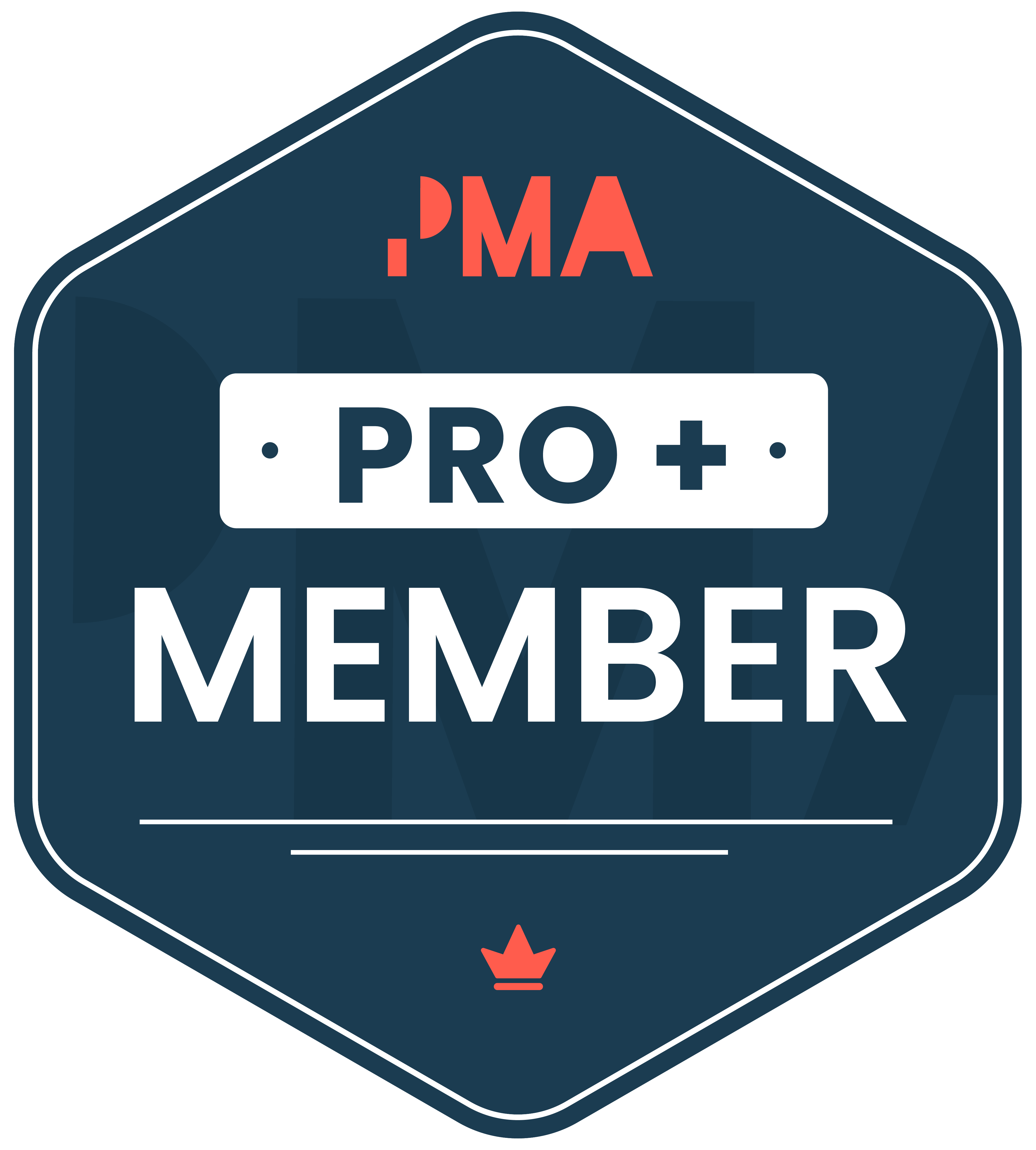 pma pro plus membership badge