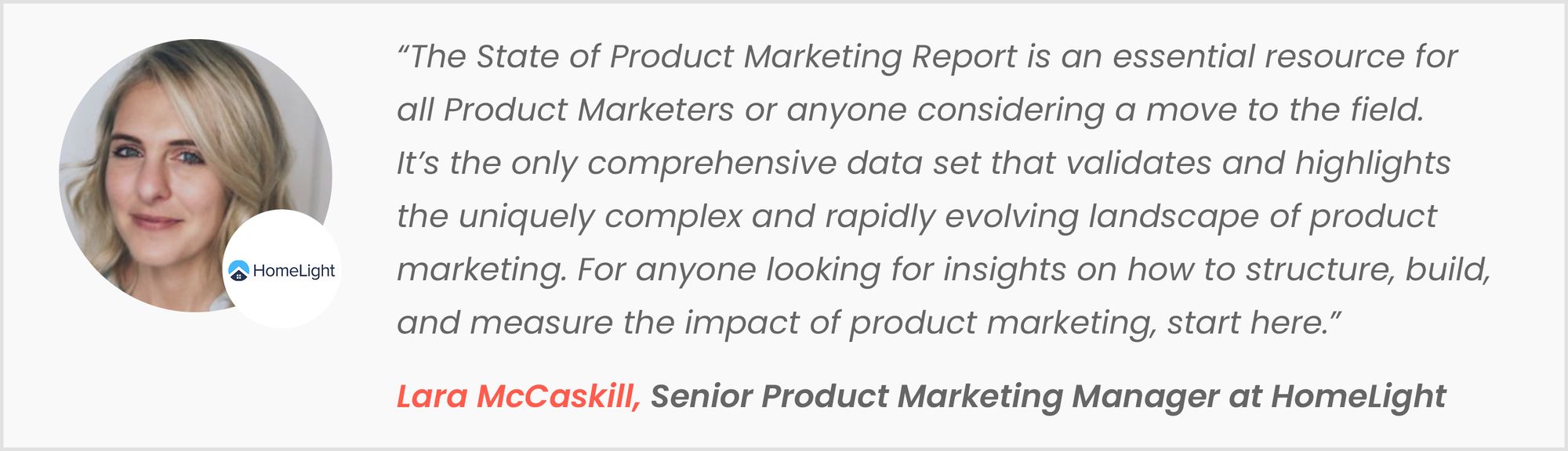 Lara McCaskill's thoughts on the State of Product Marketing Report 2021