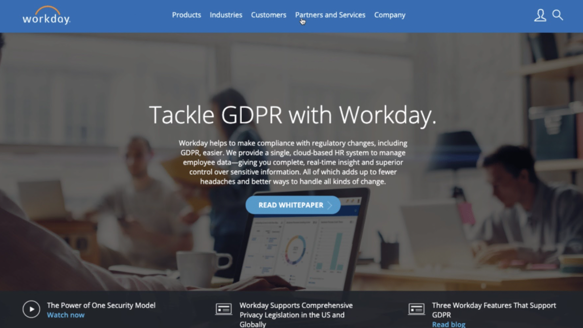 The idea was that we needed to start amplifying it as an education that you need to think about. At any size company, you need to think about GDPR, the implications on how you store employee data, who you give access to that data, and so on, and so on.