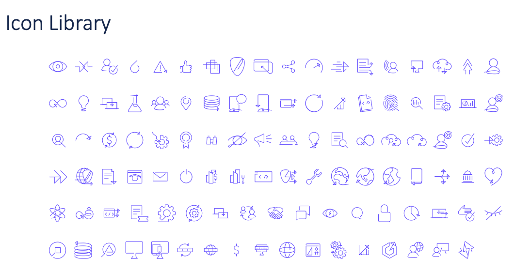 Icon set.