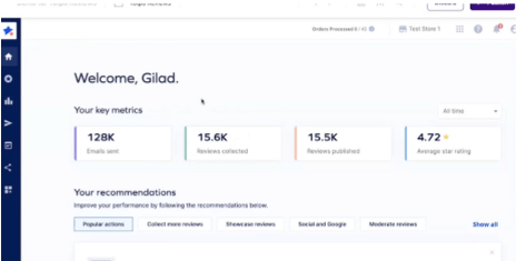 There's also a way to make mass edits without having to go through every screen. So, for instance, with the names, here you can see this dummy username in this account. The dummy name I've picked here is Gilad.