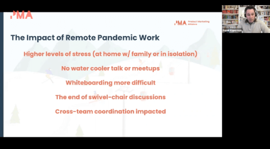 The remote working situation that many of us find ourselves in today means we have to think differently about product marketing jobs.