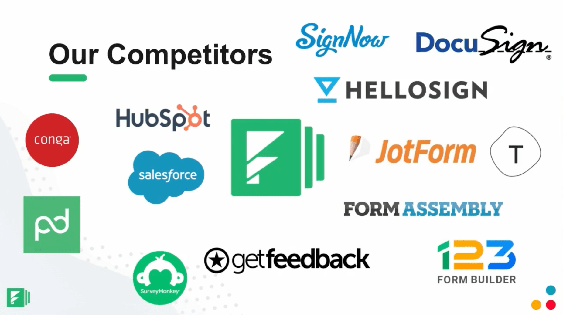Formstack's competitors