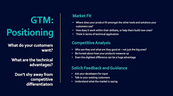 GTM: positioning.