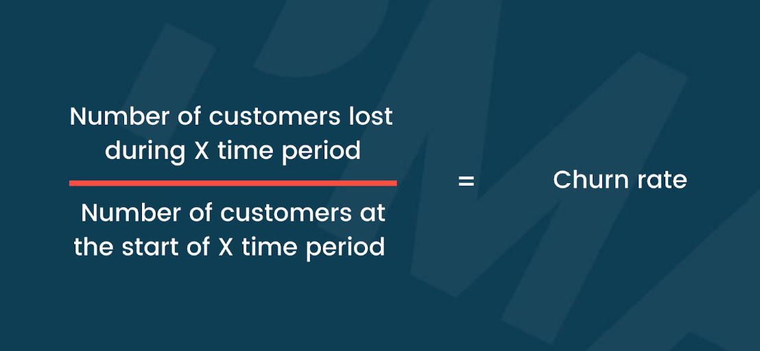 How to calculate customer churn.