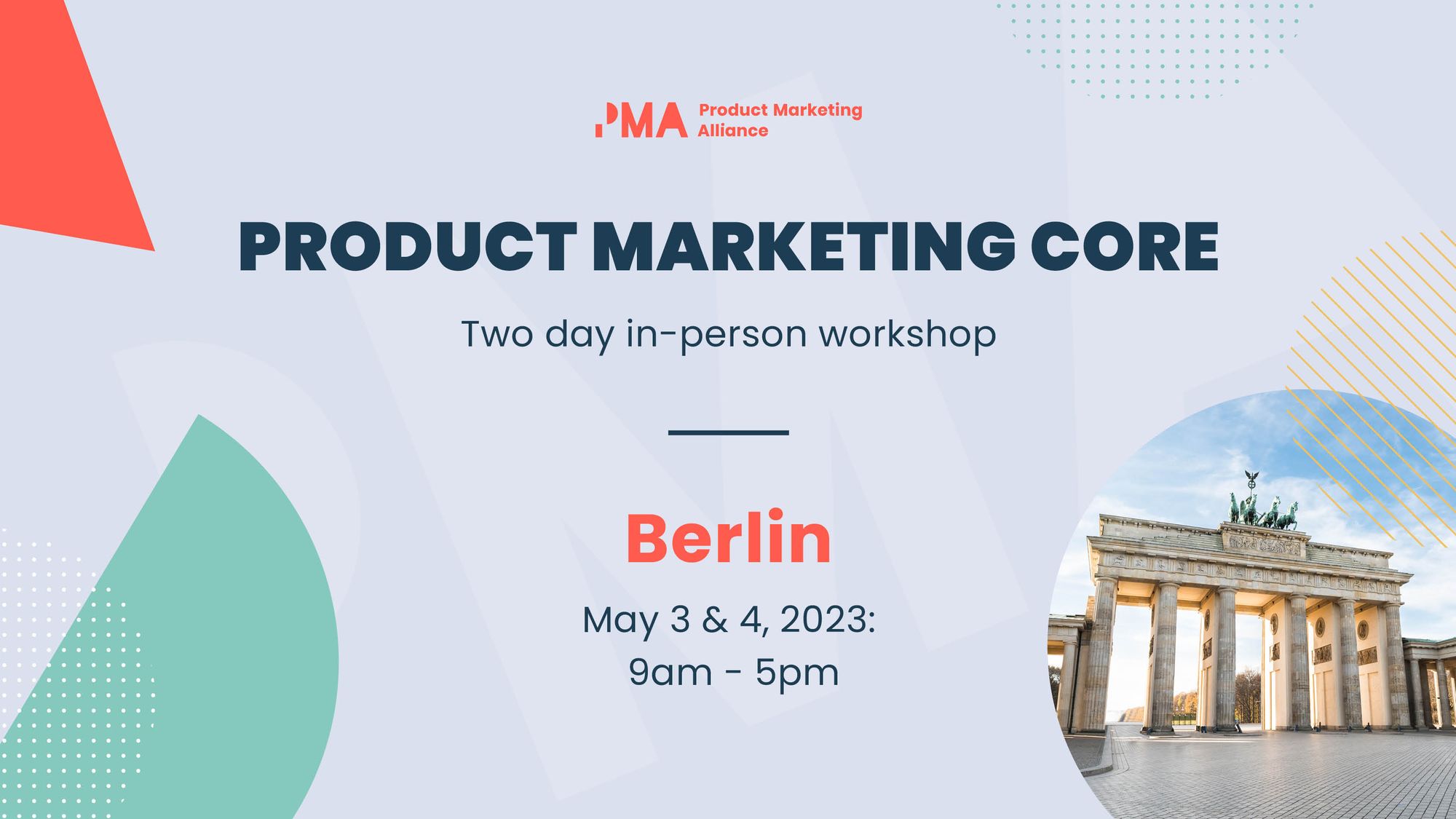 Enhance your product marketing approach with the Product Marketing Core: Two-day in-person workshop | Berlin | May 3 - 4, 2023