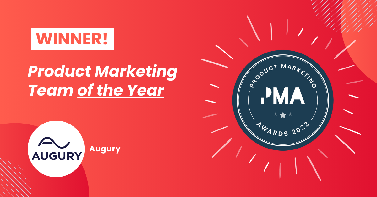 Product Marketing Team of the Year winner, Augury
