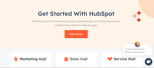 HubSpot's CRM platform allows B2C product marketers to automate tasks such as lead nurturing, email campaigns, and customer segmentation and provides workflows to streamline marketing processes.