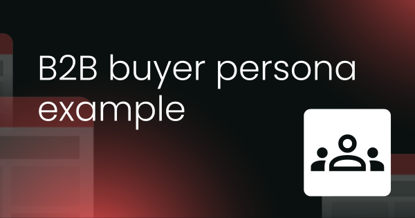 B2B buyer persona template (example)