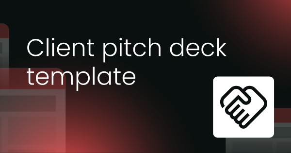 Client pitch deck template