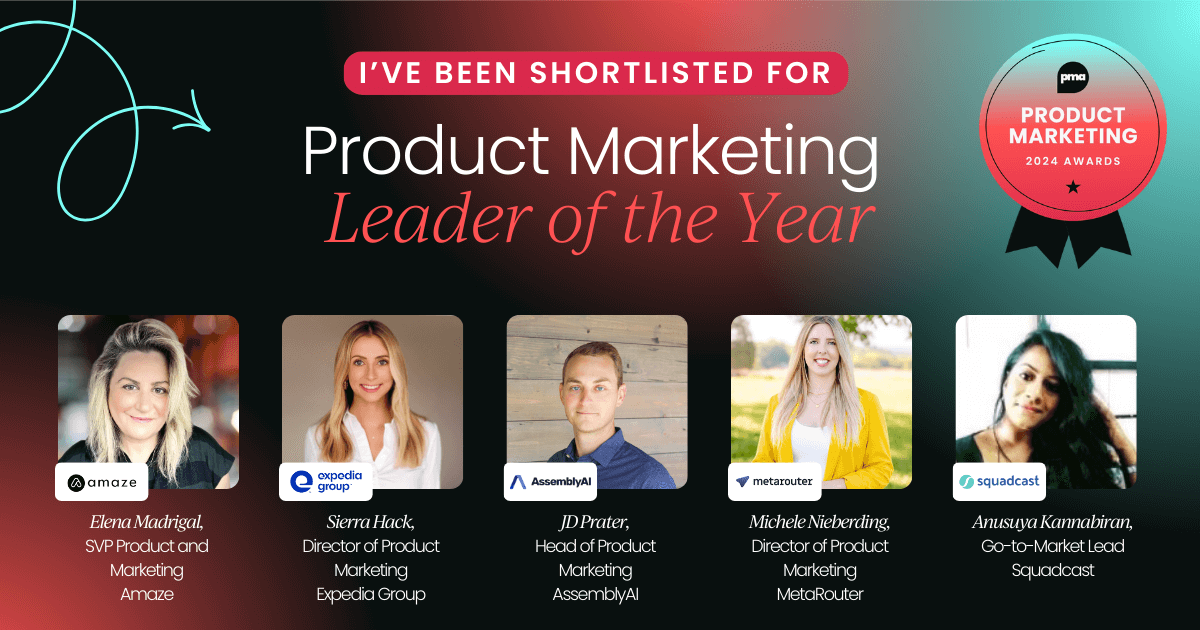Product Marketing Awards 2024: Your finalists