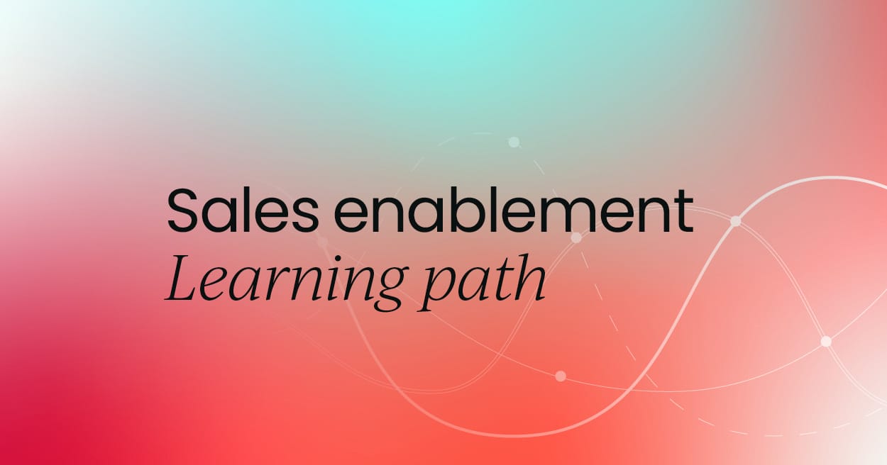 Sales enablement learning path