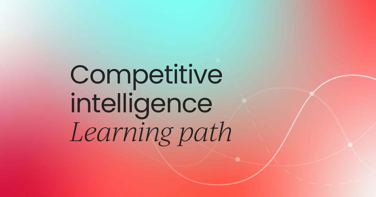 Competitive intelligence learning path