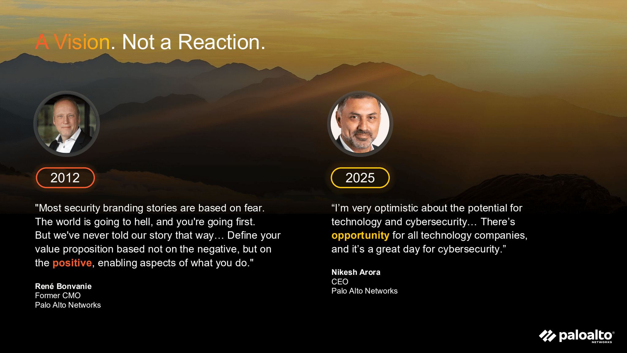 How Palo Alto Networks turned optimism  into a growth strategy