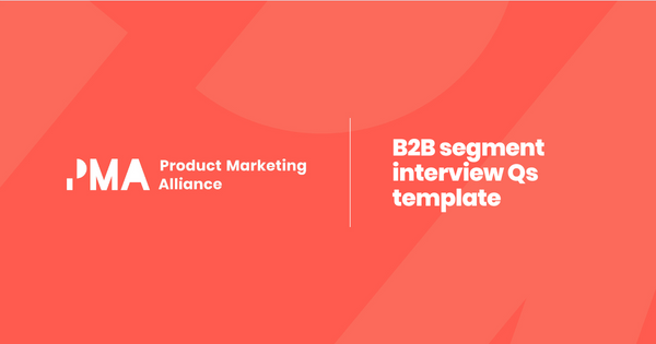 B2B segment profile interview questions