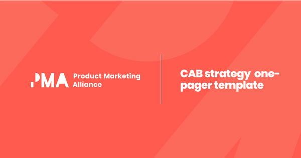 CAB strategy one-pager template