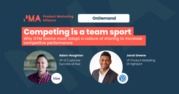 Competing is a team sport [OnDemand]