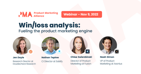 Win/loss analysis: fueling the product marketing engine [onDemand]