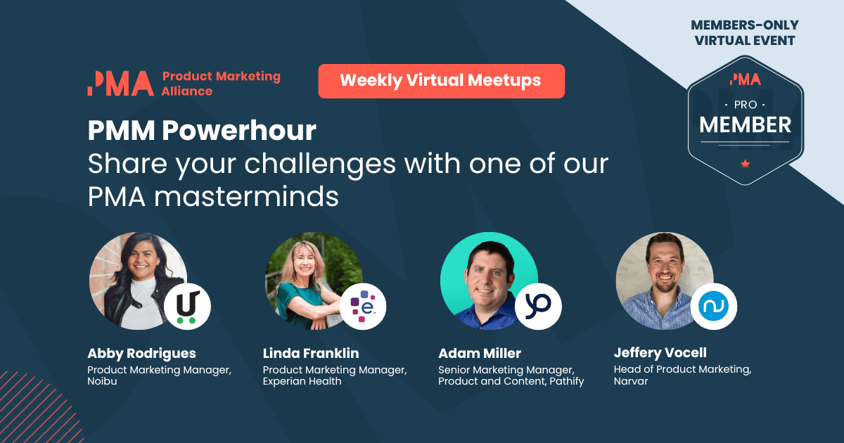PMM Powerhour | Weekly virtual meetups