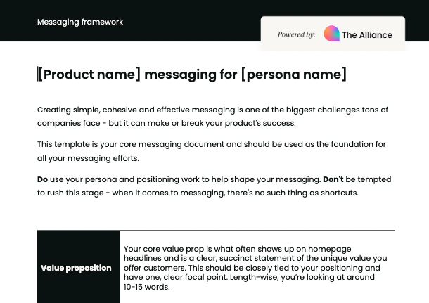 Product messaging framework Free PDF download Product messaging framework Free PDF download