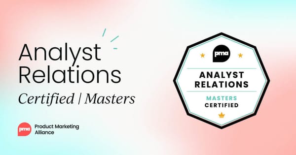 Analyst Relations Certified: Masters