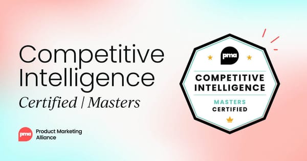 Competitive Intelligence Certified: Masters