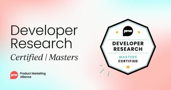 Developer Research Certified: Masters