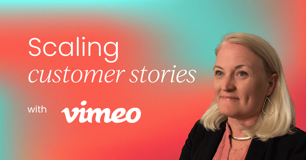 How Vimeo scales authentic  customer stories with AI
