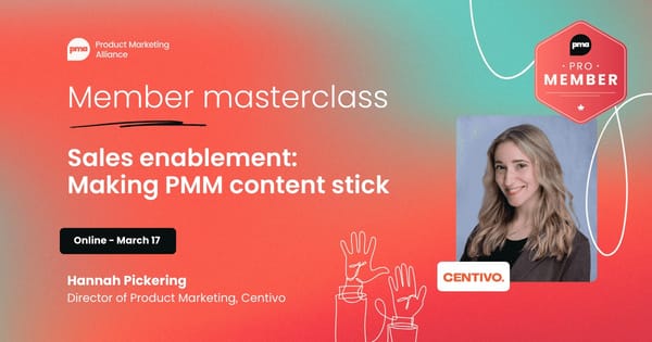 Sales enablement: making PMM content stick